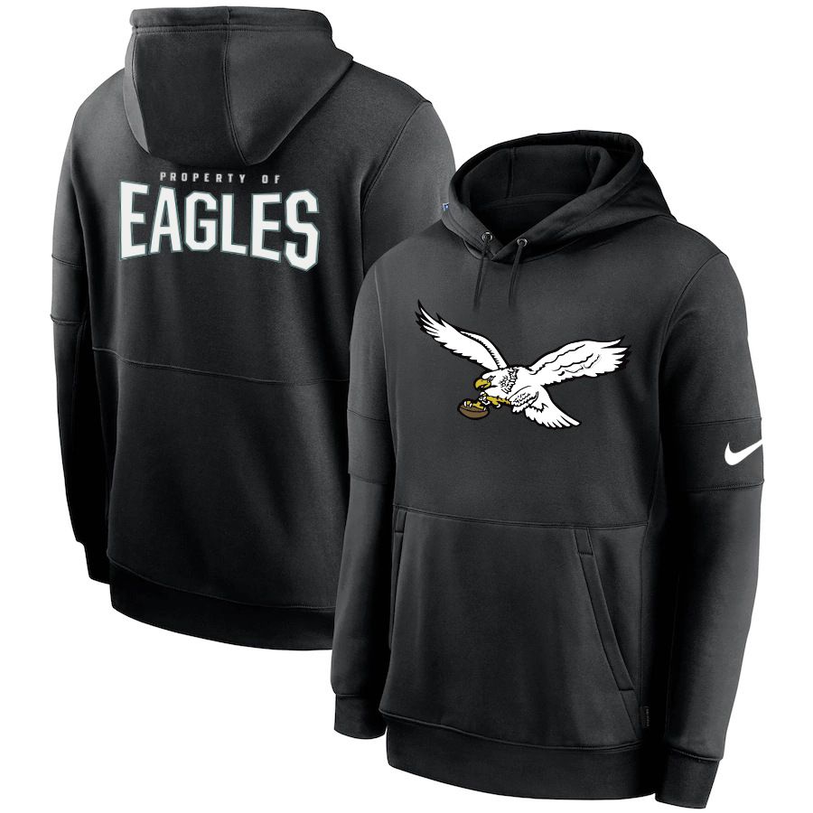 Men 2023 NFL Philadelphia Eagles black Sweatshirt style 103114